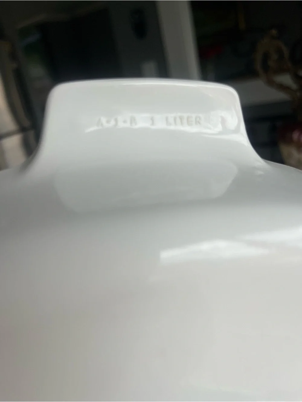 Vintage Corningware white Ceramic Floral-Accent Baking Dish - Blue Floral